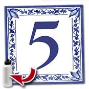 cadeau personnalis� Plaque de Numero de Rue