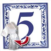 cadeau personnalis� Plaque de Numero de Rue