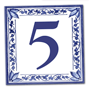 cadeau personnalis� Plaque de Numero de Rue