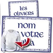 cadeau personnalis� Plaque de Villa