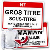 cadeau personnalis� Panneau de Ville Personnalis�