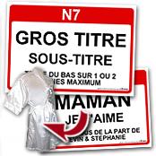 cadeau personnalis� Panneau de Ville Personnalis�