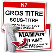 cadeau personnalis� Panneau de Ville Personnalis�