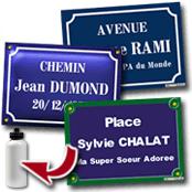 cadeau personnalis� Plaques de Rue Personnalis�e