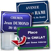 cadeau personnalis� Plaques de Rue Personnalis�e