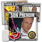 cadeau personnalis� Couverture de CD audio personnalis�e
