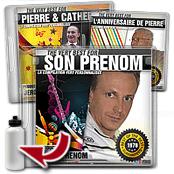 cadeau personnalis� Couverture de CD audio personnalis�e