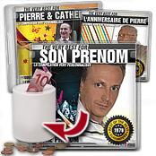 cadeau personnalis� Couverture de CD audio personnalis�e