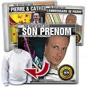 cadeau personnalis� Couverture de CD audio personnalis�e