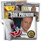 cadeau personnalis� Couverture de CD audio personnalis�e