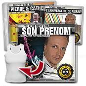 cadeau personnalis� Couverture de CD audio personnalis�e