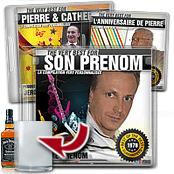 cadeau personnalis� Couverture de CD audio personnalis�e