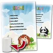 cadeau personnalis� Po�me Pr�nom Enfant