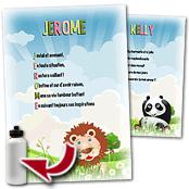 cadeau personnalis� Po�me Pr�nom Enfant