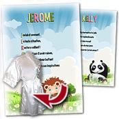 cadeau personnalis� Po�me Pr�nom Enfant