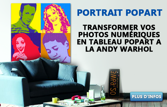 tabeau pop-art a la andy wharol
