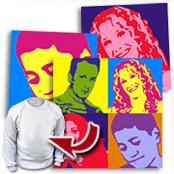 cadeau personnalis� Portrait Popart