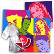 cadeau personnalis� Portrait Popart