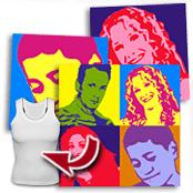 cadeau personnalis� Portrait Popart