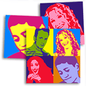 cadeau personnalis� Portrait Popart