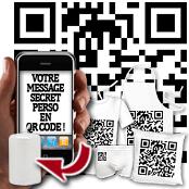 cadeau personnalis� Message QR Code Personnalis�