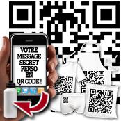 cadeau personnalis� Message QR Code Personnalis�