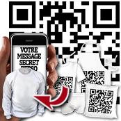 cadeau personnalis� Message QR Code Personnalis�