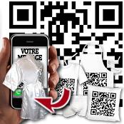 cadeau personnalis� Message QR Code Personnalis�