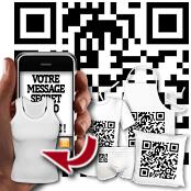 cadeau personnalis� Message QR Code Personnalis�