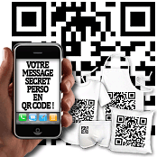 cadeau personnalis� Message QR Code Personnalis�