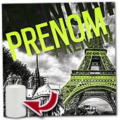 cadeau personnalis� Tableau Paris Personnalis� avec Pr�nom