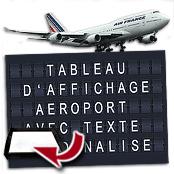 cadeau personnalis� Tableau A�roport
