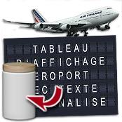 cadeau personnalis� Tableau A�roport