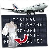 cadeau personnalis� Tableau A�roport
