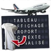 cadeau personnalis� Tableau A�roport