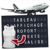 cadeau personnalis� Tableau A�roport