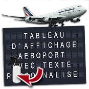 cadeau personnalis� Tableau A�roport