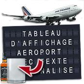cadeau personnalis� Tableau A�roport