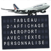 cadeau personnalis� Tableau A�roport