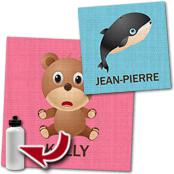 cadeau personnalis� Tableau Animaux et Pr�nom