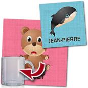 cadeau personnalis� Tableau Animaux et Pr�nom