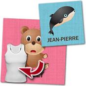 cadeau personnalis� Tableau Animaux et Pr�nom