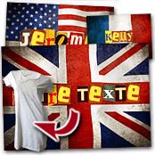 cadeau personnalis� Tableau Drapeau