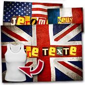 cadeau personnalis� Tableau Drapeau