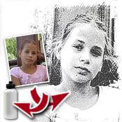 cadeau personnalis� Tableau Style Fusain