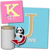 cadeau personnalis� Tableau Initiale Prenom Enfant