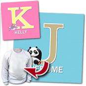 cadeau personnalis� Tableau Initiale Prenom Enfant