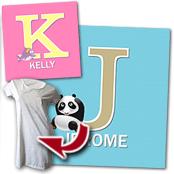 cadeau personnalis� Tableau Initiale Prenom Enfant