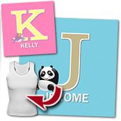 cadeau personnalis� Tableau Initiale Prenom Enfant