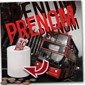 cadeau personnalis� Tableau London Personnalis� avec Pr�nom